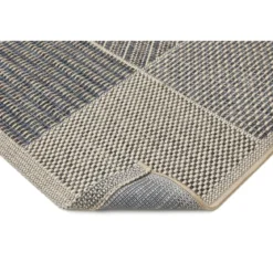Teppich Clyde 67x120cm beige-blau