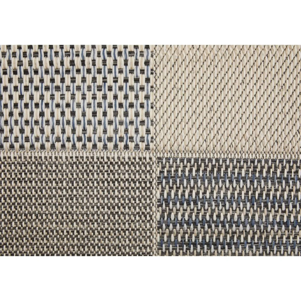 Teppich Clyde 67x120cm beige-blau
