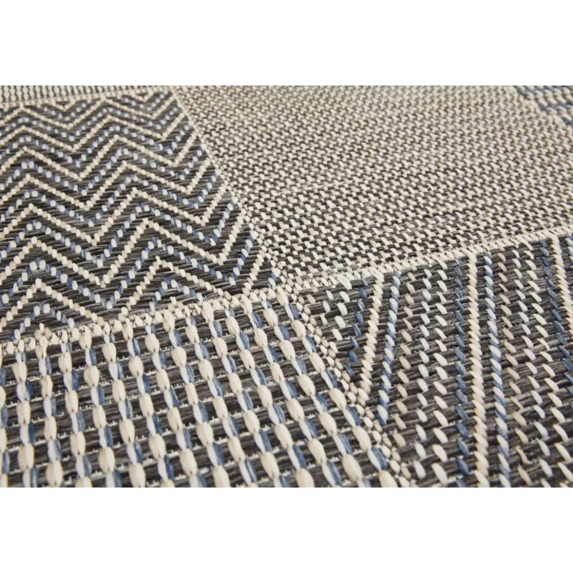 Teppich Clyde 67x120cm beige-blau