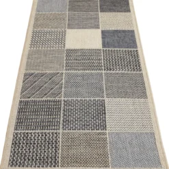 Teppich Clyde 67x120cm beige-blau