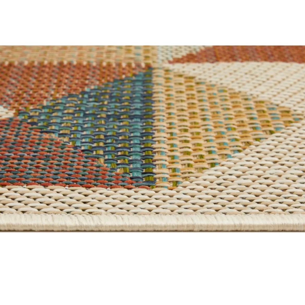 Teppich Sedona 80x150cm Kaestchen multi
