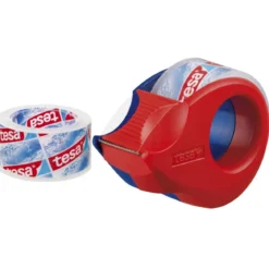 Tesa Abroller mit 2 Rollen kristall-klar