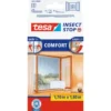 Tesa Fliegengitter Comfort 170 x 180 cm weiß für Fenster inkl Klettband