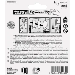 Tesa Haken Powerstrips Small Rechteckig Metall