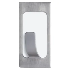 Tesa Haken Powertstripe Small Metallic Rechteck 2 Haken und 4 Strips