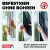 Tesa IS Pollen- & Insektengitter für bodentiefe Fenster, anthrazit, 1,2x2,4m