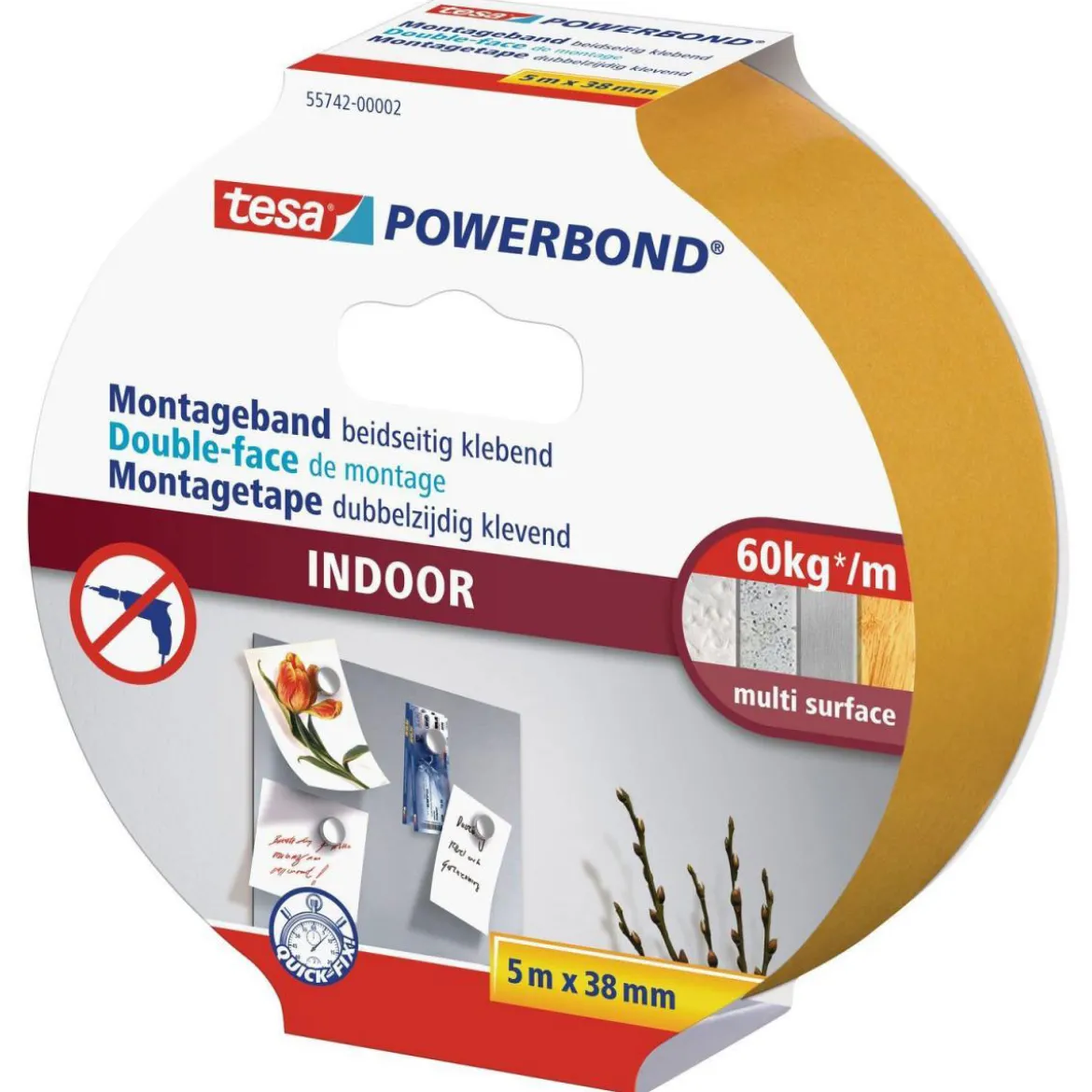 Tesa Powerbond 5mx38 mm
