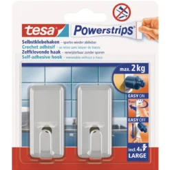 Tesa Systemhaken classic chrom