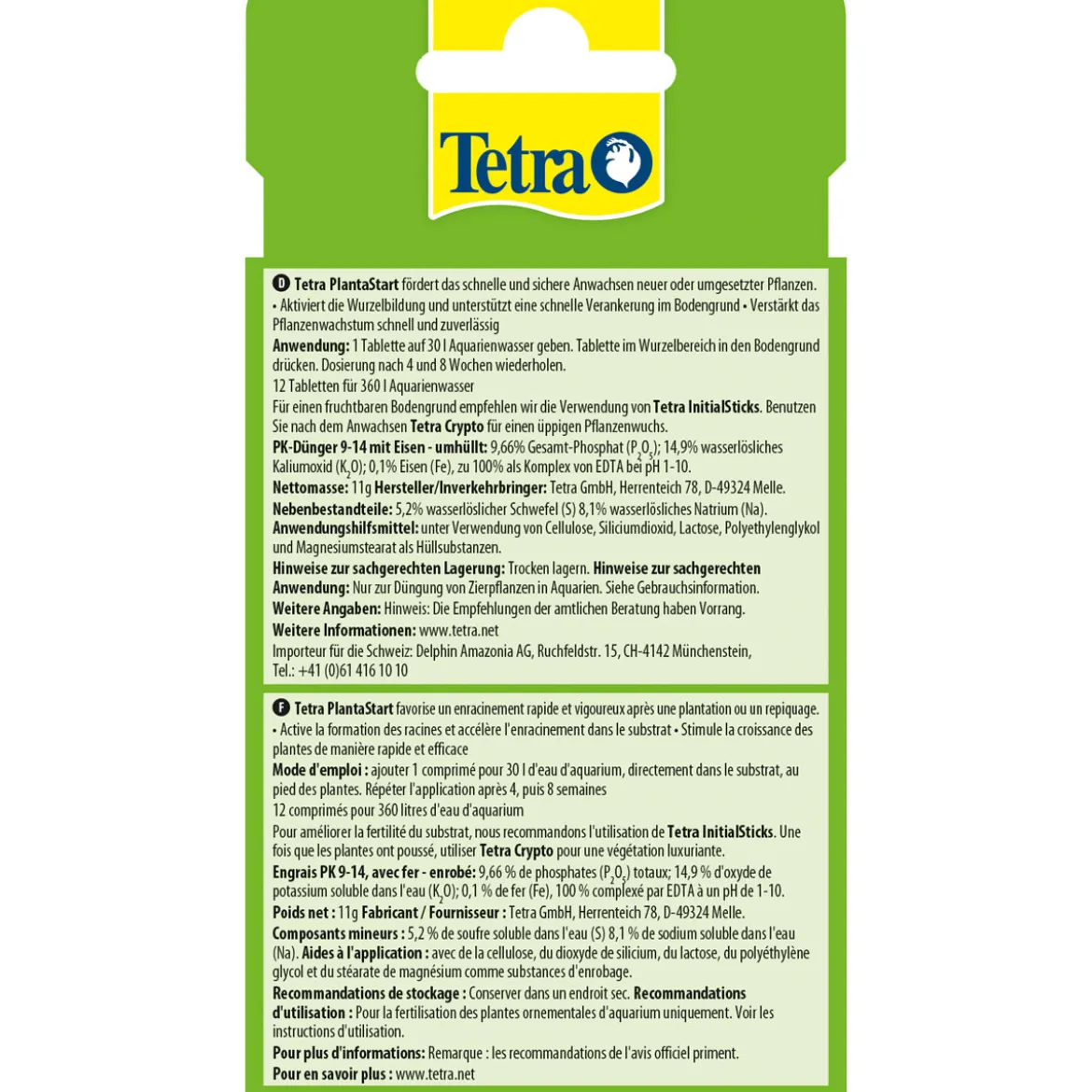 Tetra Aquariumpflanzendünger PlantaStart