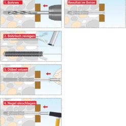 TOX Nageldübel Attack 6/80 50 Stück