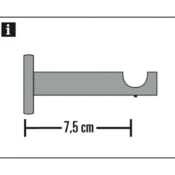 Träger 1lfg. offen Memphis 16mm edel.opt