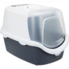 Trix Katzentoilette Vico Open Top40x40x56cm blaugrau/weiss