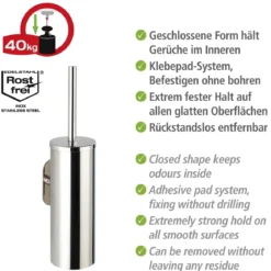Turbo-Loc WC-Garnitur geschl. OreaShine