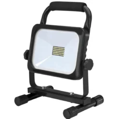 Unitec LED Akku-Strahler 20W 1600lm schwarz