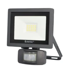 Unitec LED Wandstrahler mit Bewegungsmelder 10W 800lm anthrazit