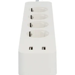Unitec WIFI Steckdosenleiste Smart 4fach inkl 2xUSB weiß