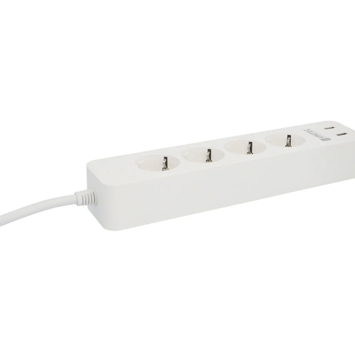 Unitec WIFI Steckdosenleiste Smart 4fach inkl 2xUSB weiß