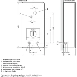 Vaillant VED pro E 21/8 elektr.Durchlauferhitzer
