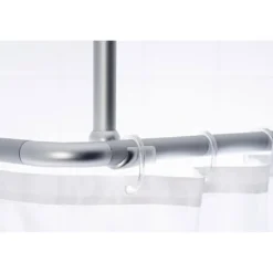 ValblueDeckenstütze für 25 mm Duschgestänge 55 cm eloxal Aluminium