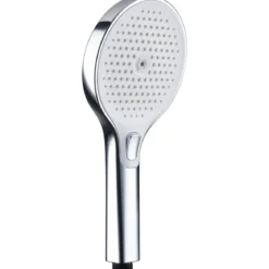 Valblue Handbrause Deba weiss chrom Nebelstrahltechnik Anti-Kalk