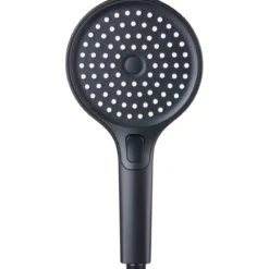 Valblue Handbrause Oria schwarz matt 3S Softstrahltechnik Anti-Kalk Dm.13cm