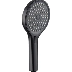 Valblue Handbrause Oria schwarz matt 3S Softstrahltechnik Anti-Kalk Dm.13cm