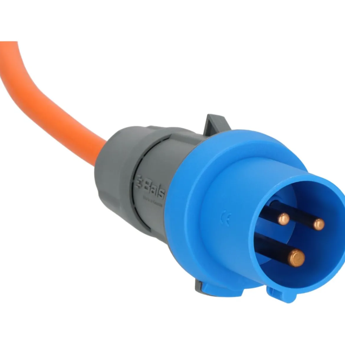 Verl.-Leitung 10m CEE230V/16A IP44H07RN-F3G2,5 orange Stecker u. Kupplung