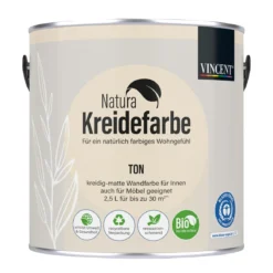 VincentNatura Kreidefarbe Ton matt 2,5 L
