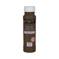 Vincent Voll- und Abtönfarbe oxidbraun 0,25 L