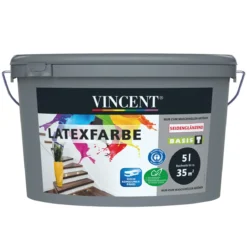 VincentWandfarbe Latexfarbe Mix It seidenglänzend 5 L