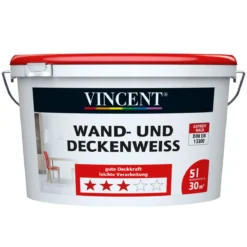 Vincent Wand- und Deckenweiß 5 L