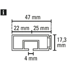 Vorhangschiene GE 1 150cm weiß