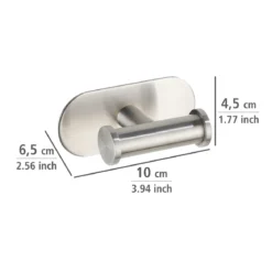 Wandhaken Duo Orea Matt Turbo-LockEdelstahl