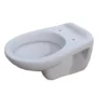 Wand-WC Tiefspueler Keramik mit Spuel-rand passend f. gaenige UP-Spuelkaesten