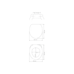 WC-Sitz Polar, Thermoplast, high gloss