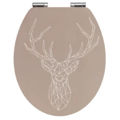 WC-Sitz Stag, MDF/Bambus