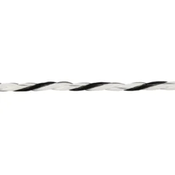 Weidezaunseil TopLine 200 m Durchmesser 6 mm schwarz-weiß