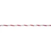 Weidezaunseil TopLine Plus 200 m Durchmesser 6 mm weiß-rot