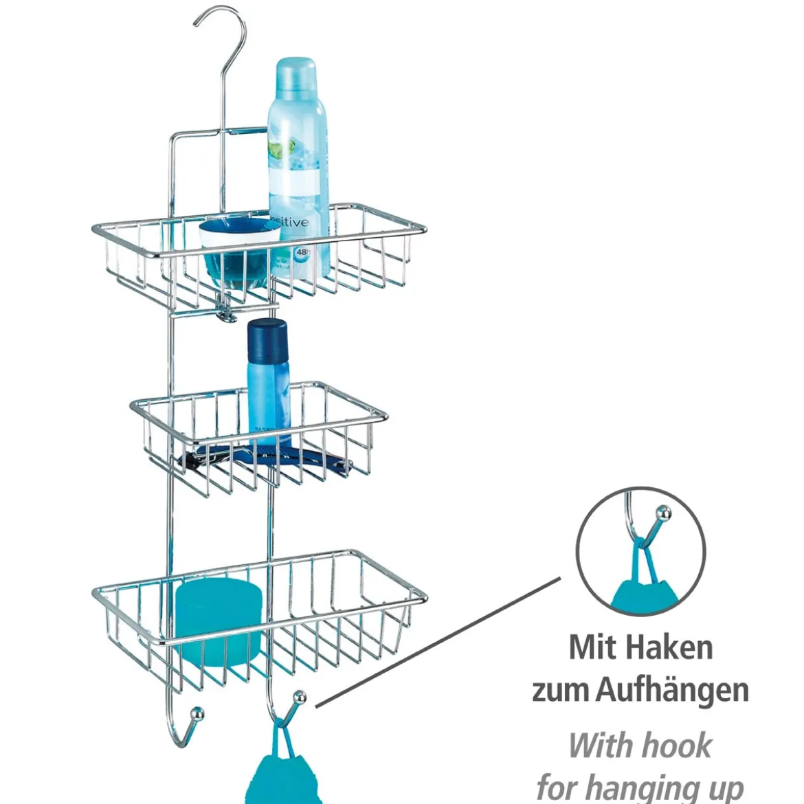 Wenko Duschcaddy Milano 3 Ablagen
