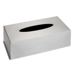 Wenko Edelstahlbox für Kosmetiktücher matt