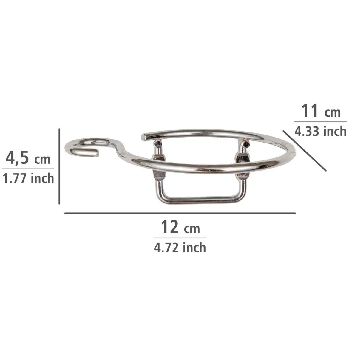 Wenko Haartrocknerhalter Milano Chrom