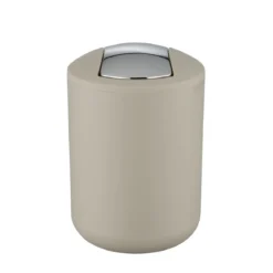Wenko Schwingdeckeleimer Brasil S taupe 2 L