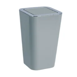Wenko Schwingdeckeleimer Candy grau 6 L