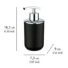 Wenko Seifenspender Brasil schwarz 320 ml