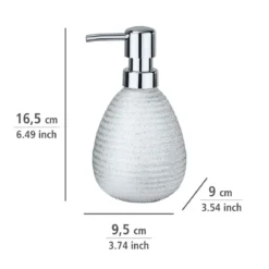 Wenko Seifenspender Polaris Juwel silber 390 ml