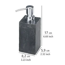 Wenko Seifenspender Slate Rock ca 250 ml