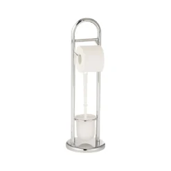 Wenko Stand WC-Garnitur Siena chrom