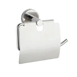 Wenko Toilettenpapierhalter Bosio mit Deckel