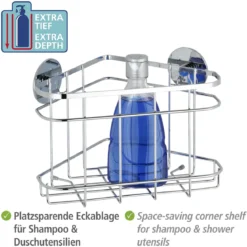 Wenko Turbo-Loc Eckablage
