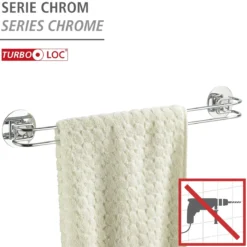 Wenko Turbo-Loc Handtuchstange